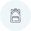 Icono de cobertura de bolso
