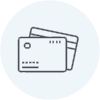 Icono pago automático con tarjeta de crédito